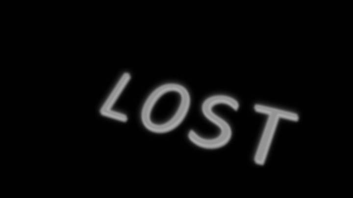 Lost Logo On Black Background